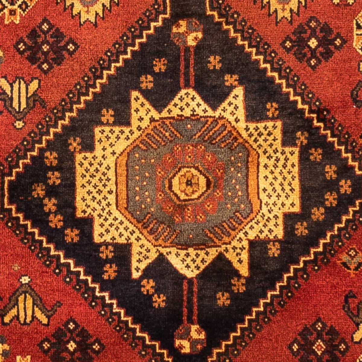 Alfombra persa - Nómada - 254 x 163 cm - rojo claro