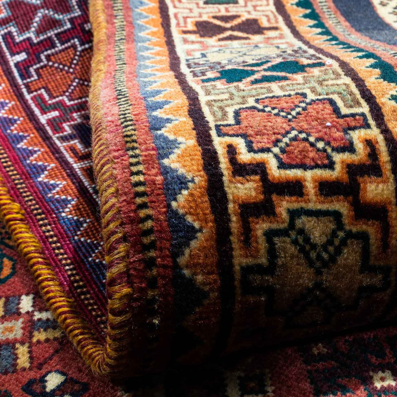 Alfombra persa - Nómada - 254 x 163 cm - rojo claro