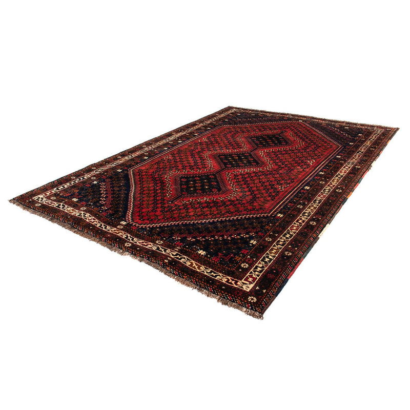 Alfombra persa - Nómada - 291 x 206 cm - rojo oscuro