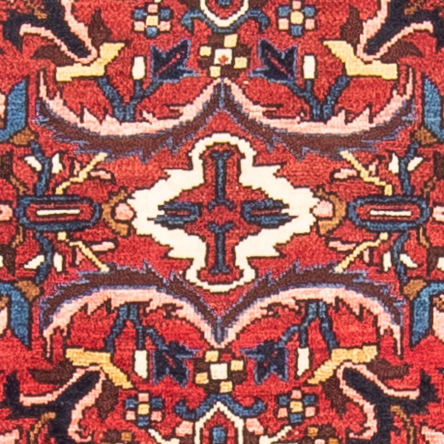 Alfombra de pasillo Alfombra persa - Nómada - 334 x 100 cm - rojo oscuro