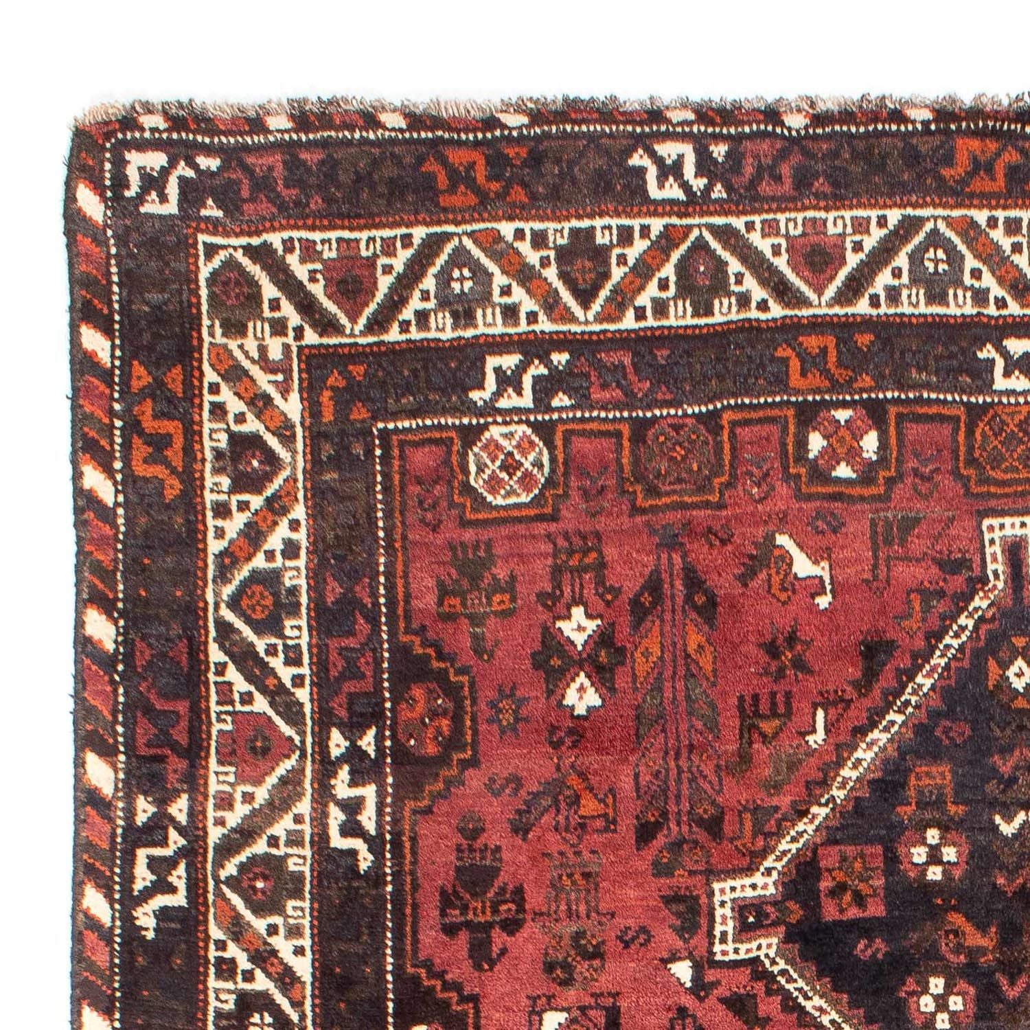 Alfombra persa - Nómada - 307 x 210 cm - rojo oscuro