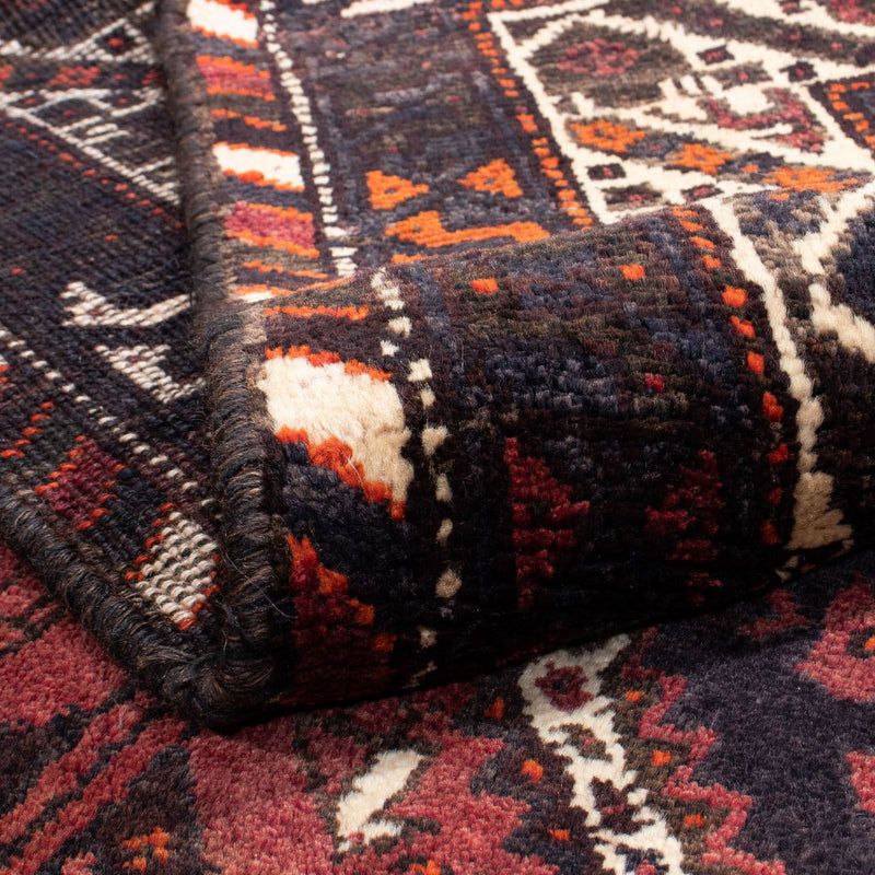 Alfombra persa - Nómada - 307 x 210 cm - rojo oscuro