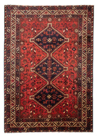 Alfombra persa - Nómada - 312 x 221 cm - rojo oscuro