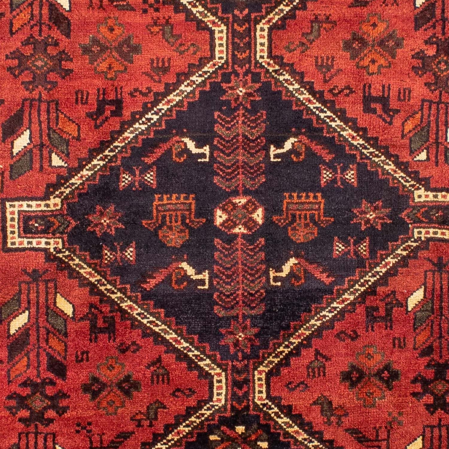 Alfombra persa - Nómada - 312 x 221 cm - rojo oscuro