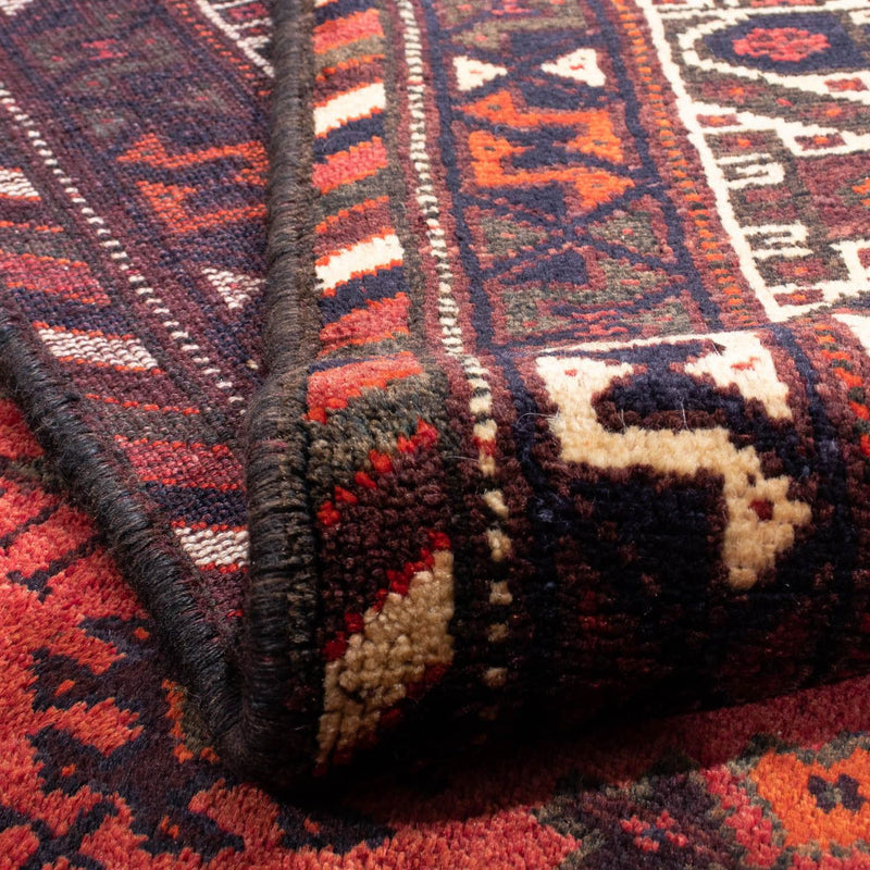 Alfombra persa - Nómada - 312 x 221 cm - rojo oscuro