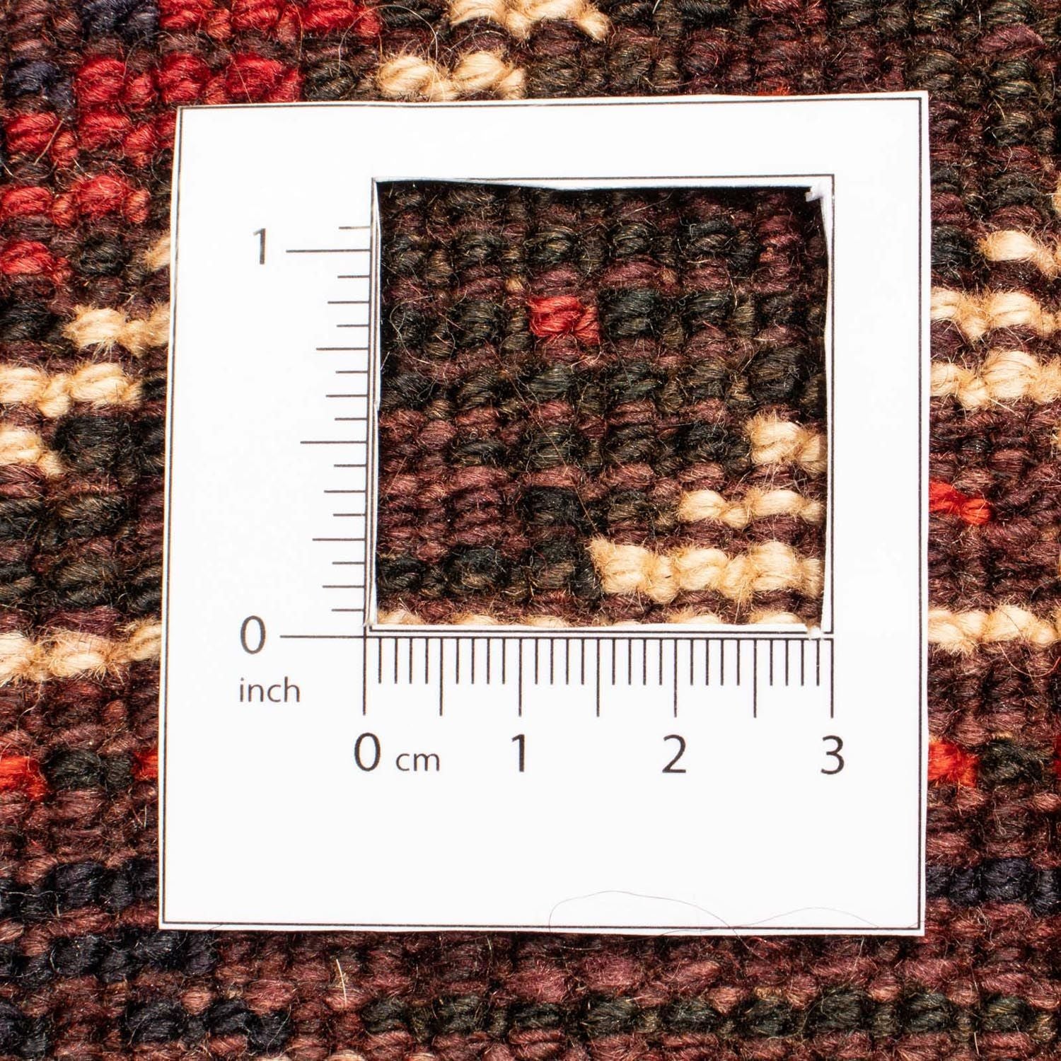 Alfombra persa - Nómada - 312 x 221 cm - rojo oscuro