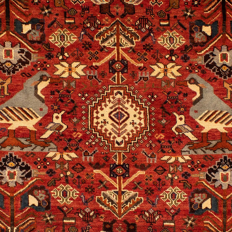 Alfombra persa - Nómada - 304 x 212 cm - rojo oscuro