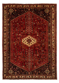 Alfombra persa - Nómada - 313 x 213 cm - rojo oscuro