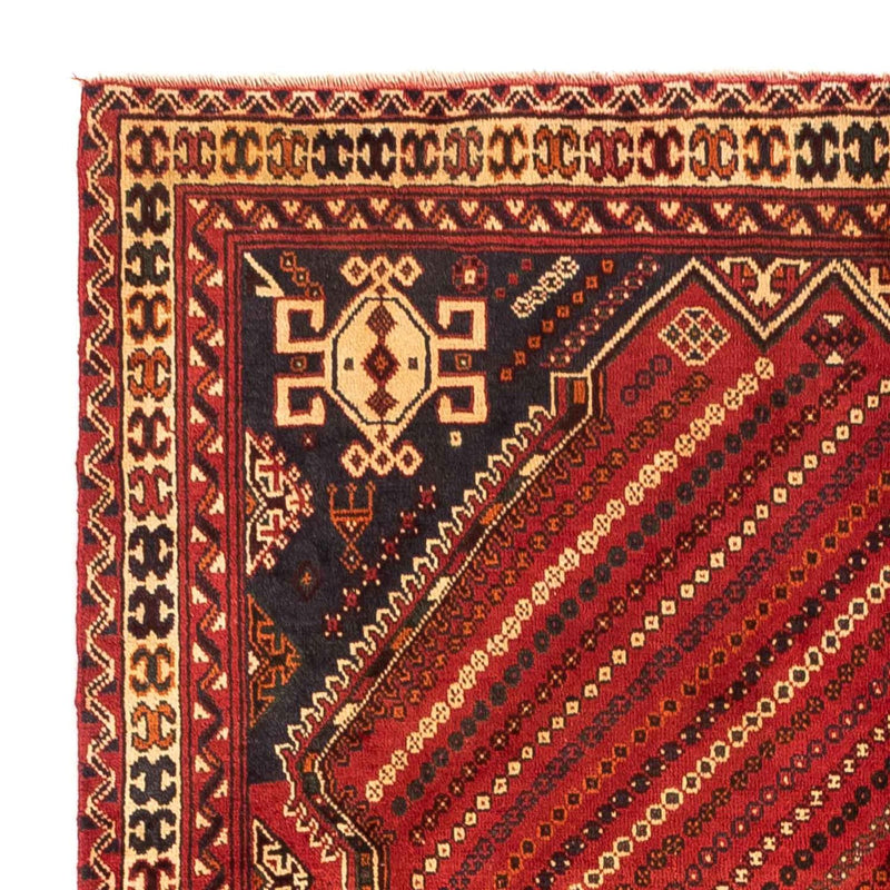 Alfombra persa - Nómada - 251 x 154 cm - rojo oscuro
