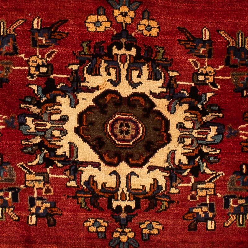 Alfombra persa - Nómada - 305 x 225 cm - rojo oscuro