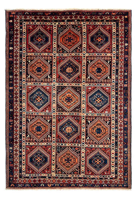Alfombra persa - Nómada - 318 x 217 cm - azul oscuro