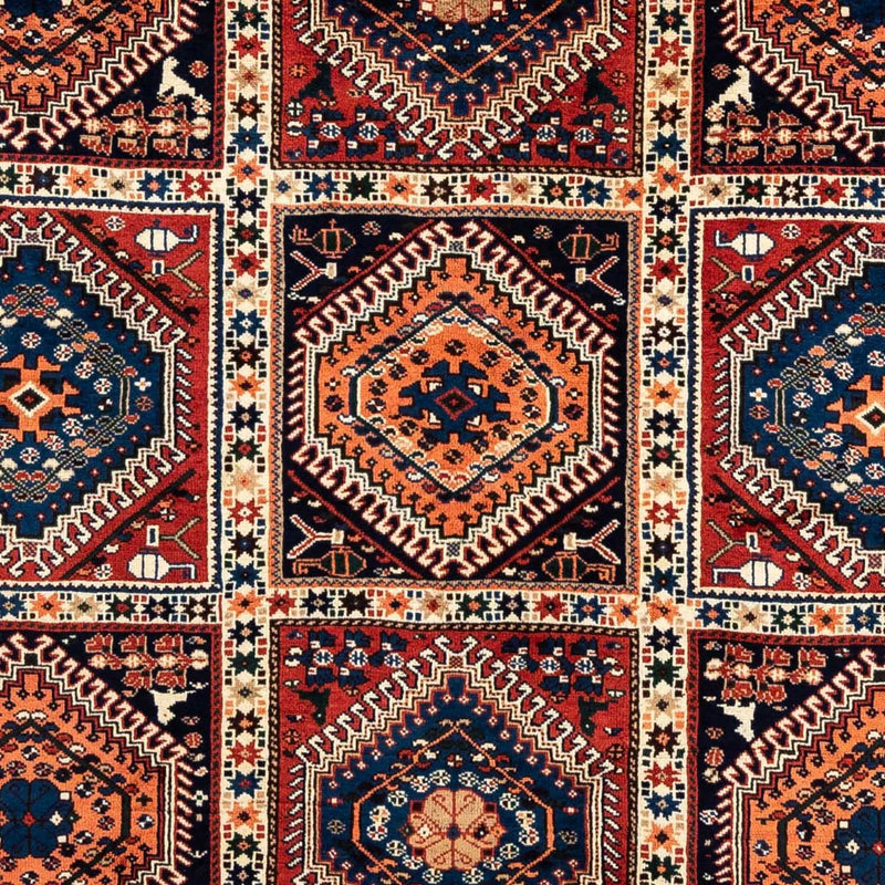 Alfombra persa - Nómada - 318 x 217 cm - azul oscuro