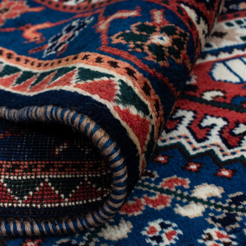 Alfombra persa - Nómada - 318 x 217 cm - azul oscuro