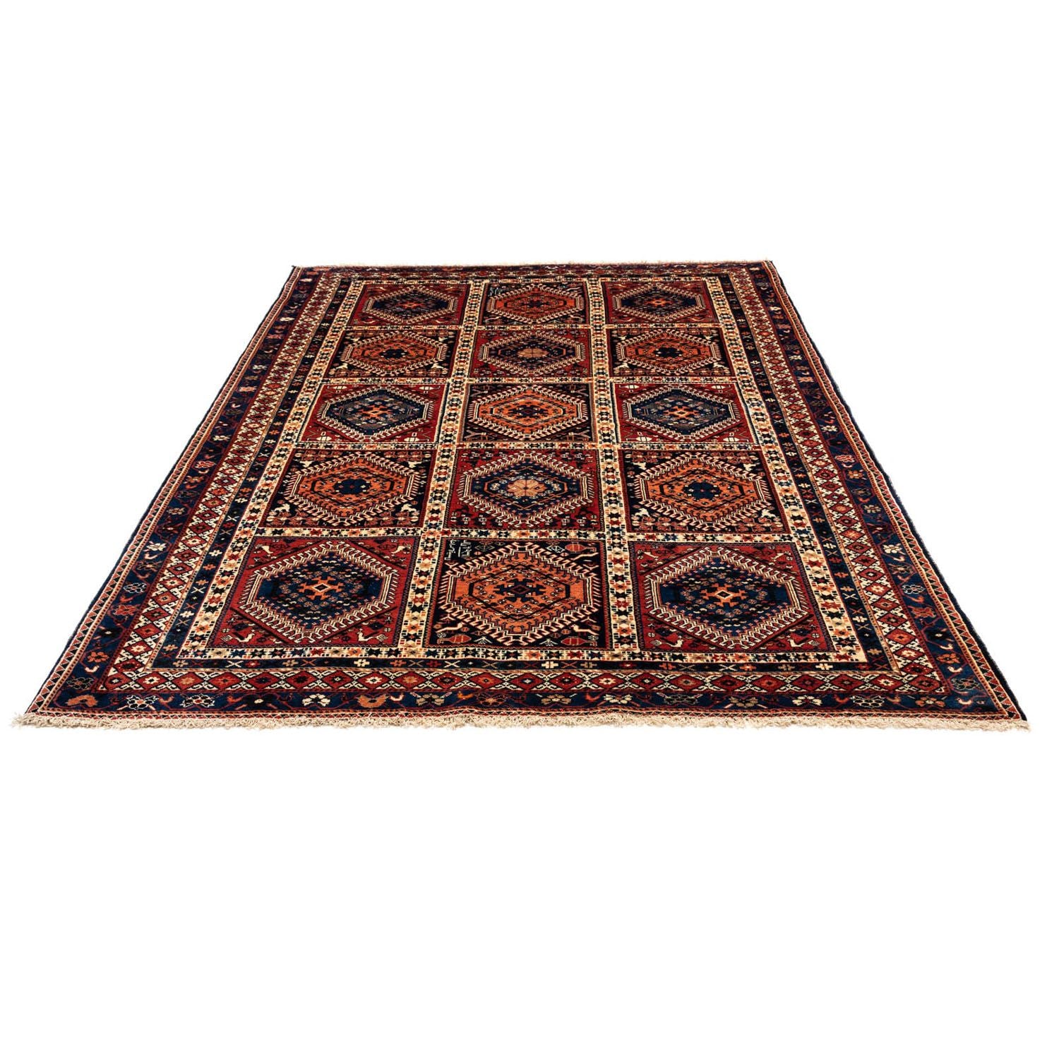 Alfombra persa - Nómada - 318 x 217 cm - azul oscuro