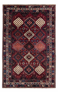 Alfombra persa - Nómada - 300 x 202 cm - rojo oscuro