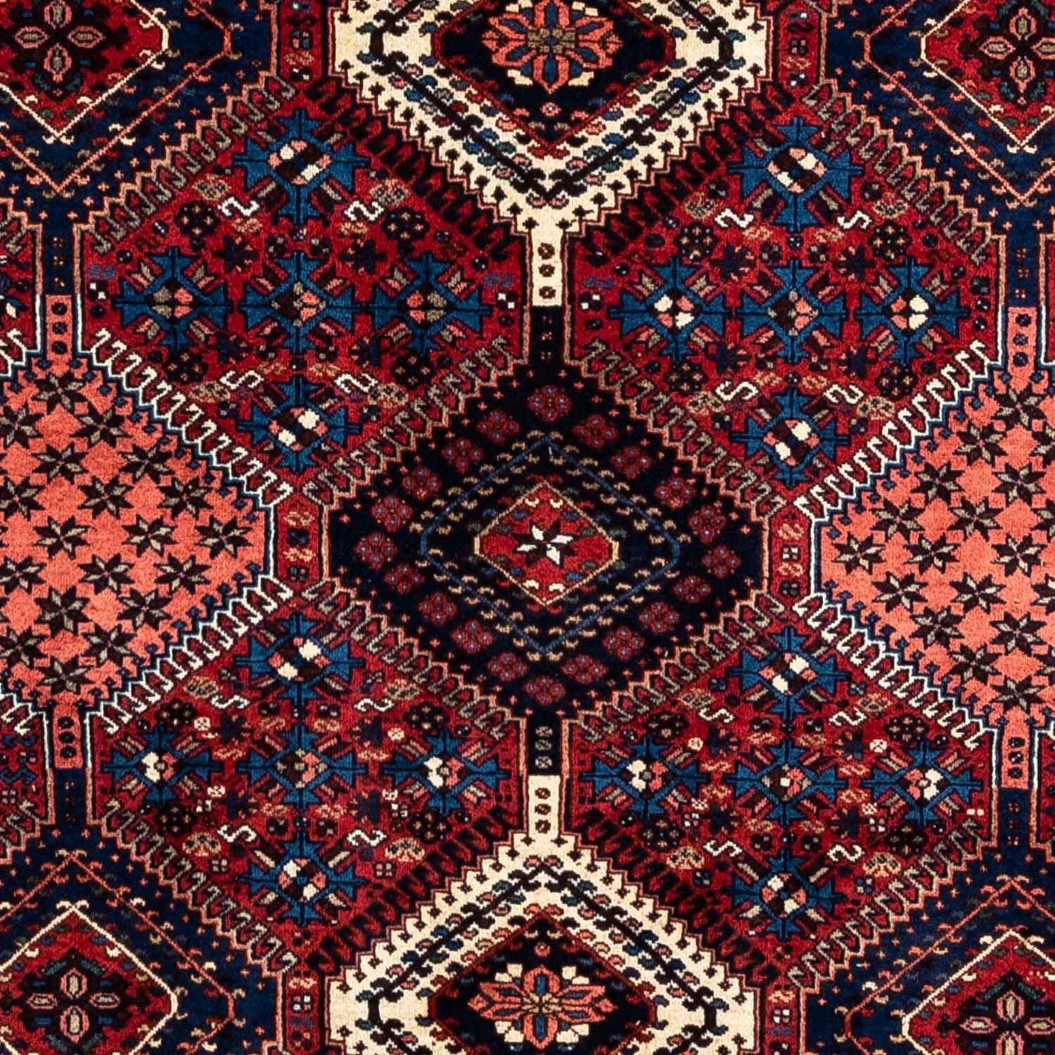 Alfombra persa - Nómada - 300 x 202 cm - rojo oscuro