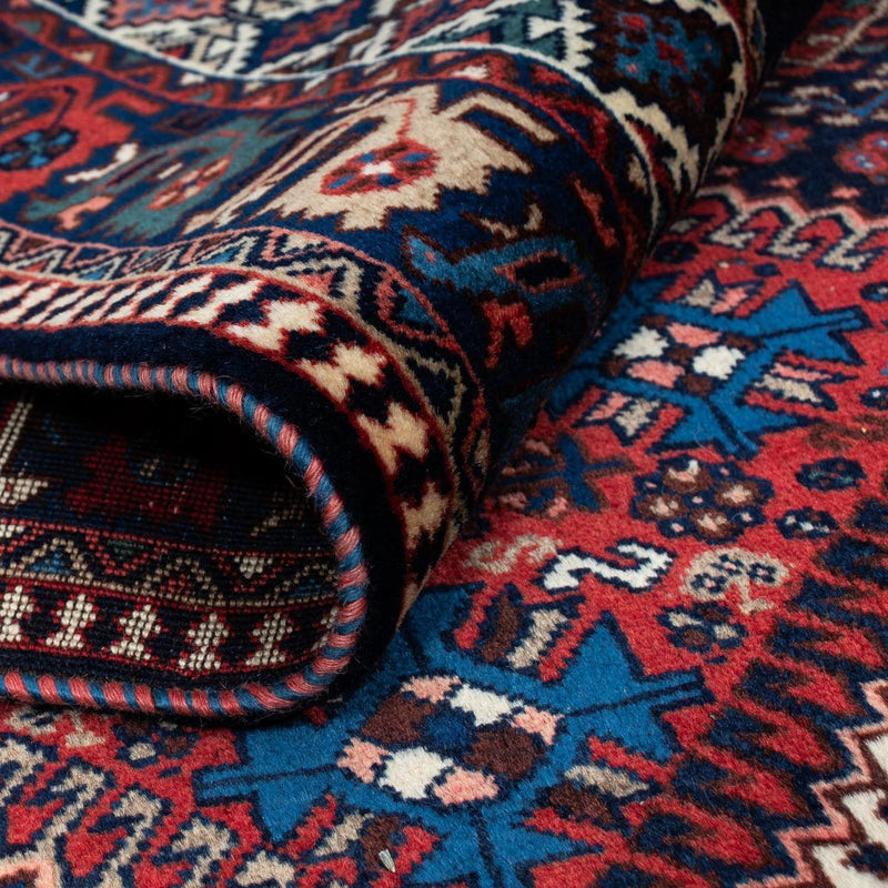 Alfombra persa - Nómada - 300 x 202 cm - rojo oscuro