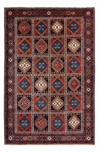 Alfombra persa - Nómada - 312 x 215 cm - azul oscuro