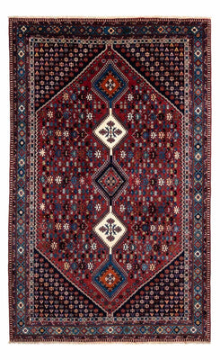 Alfombra persa - Nómada - 320 x 205 cm - rojo oscuro