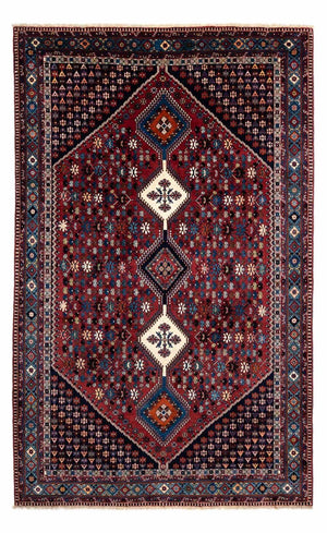 Alfombra persa - Nómada - 320 x 205 cm - rojo oscuro