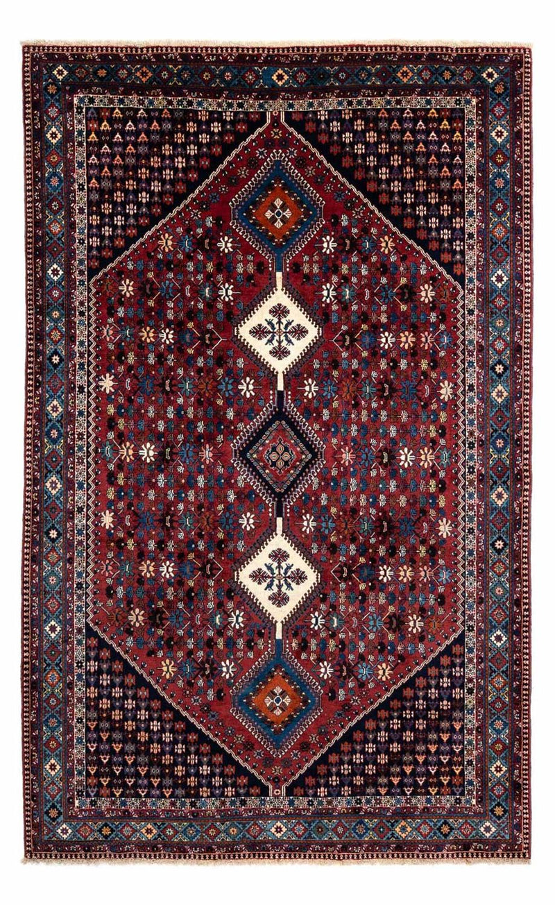 Alfombra persa - Nómada - 320 x 205 cm - rojo oscuro