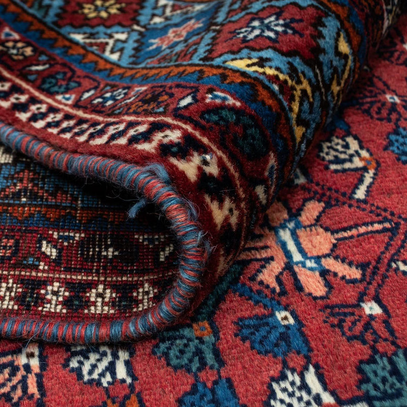 Alfombra persa - Nómada - 320 x 205 cm - rojo oscuro