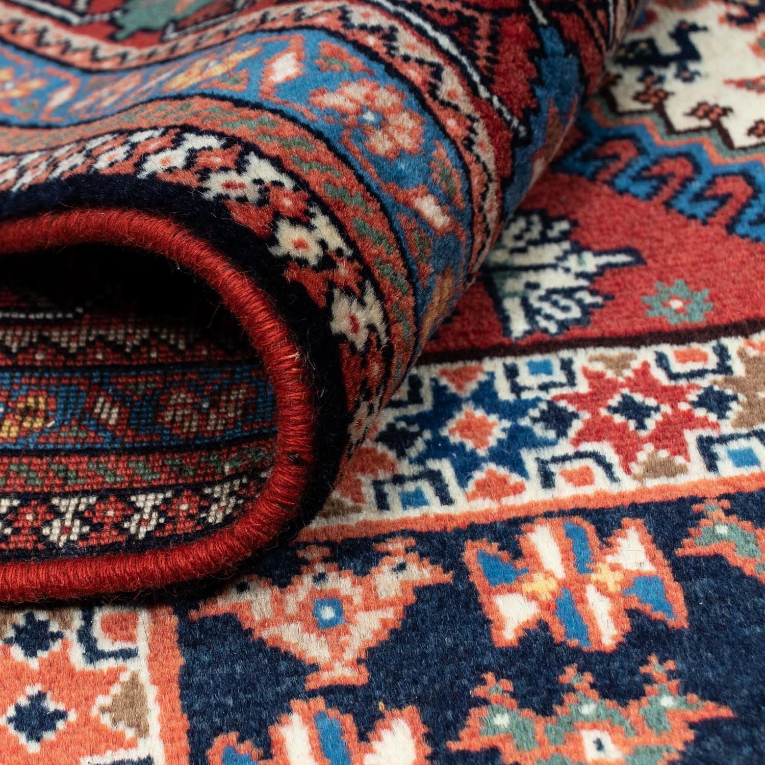 Alfombra persa - Nómada - 295 x 205 cm - rojo claro
