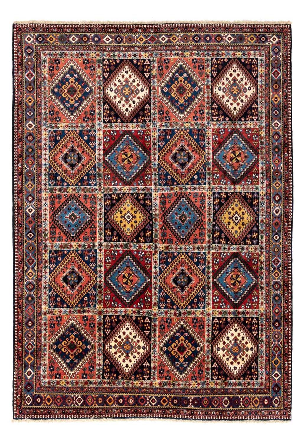Alfombra persa - Nómada - 284 x 206 cm - rojo claro