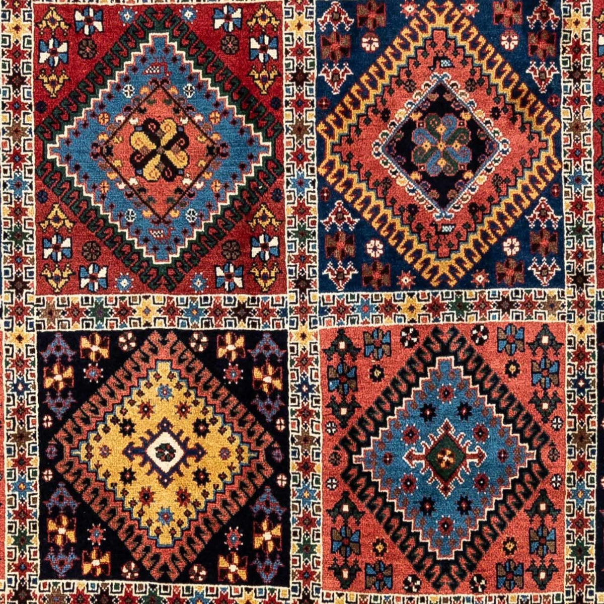 Alfombra persa - Nómada - 284 x 206 cm - rojo claro