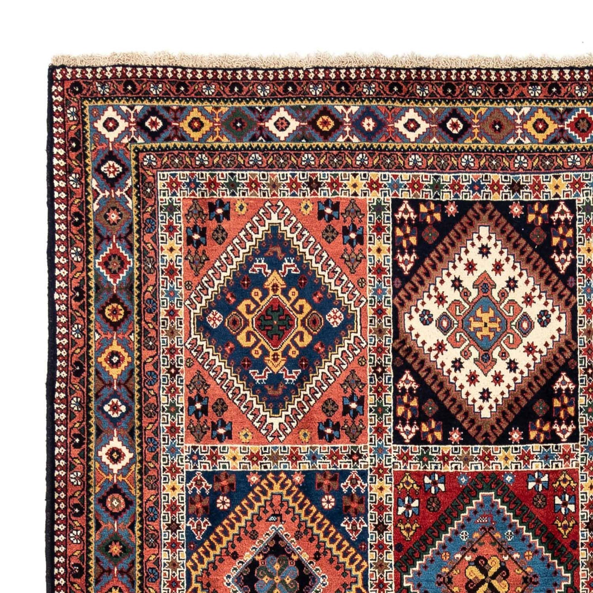 Alfombra persa - Nómada - 284 x 206 cm - rojo claro