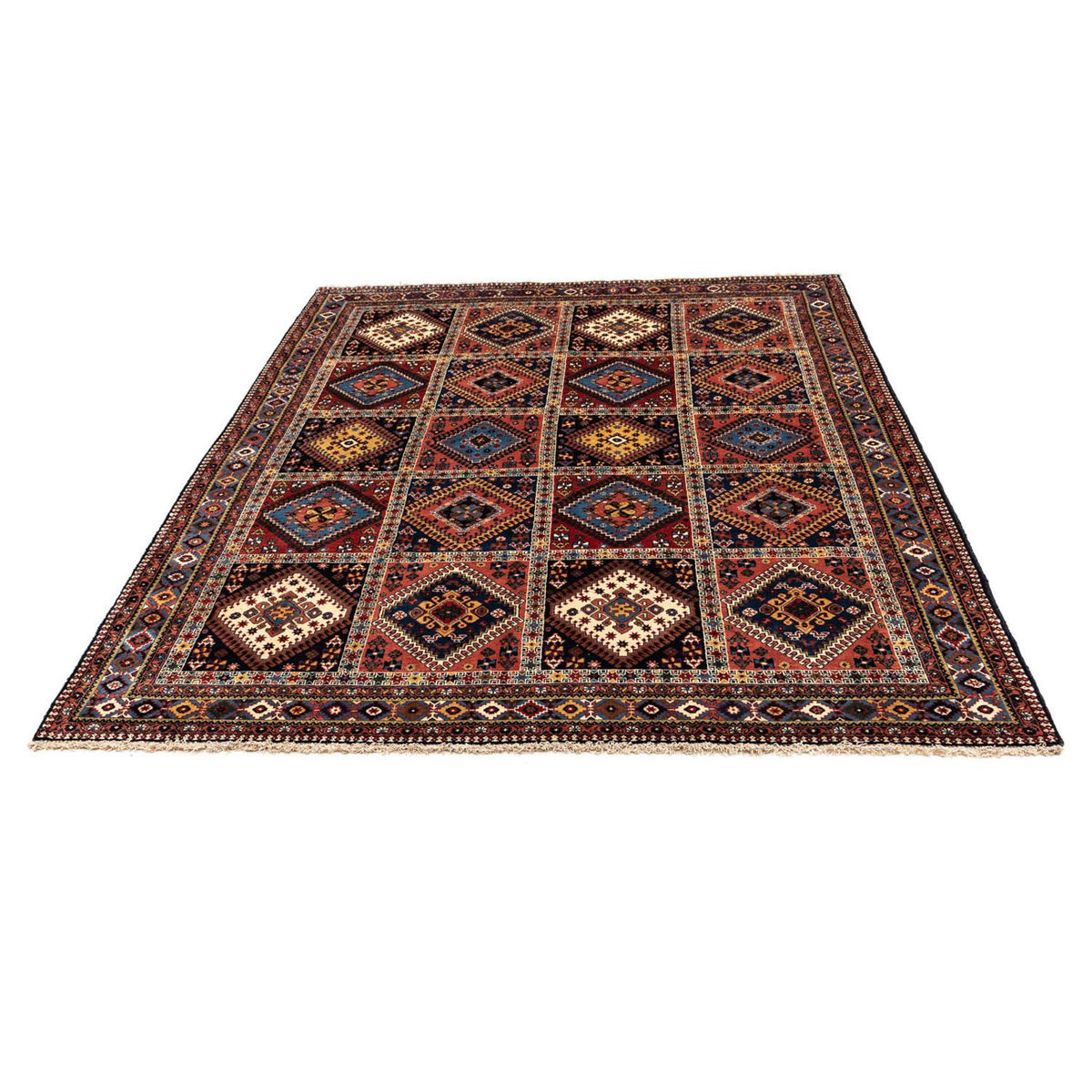 Alfombra persa - Nómada - 284 x 206 cm - rojo claro