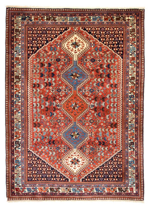 Alfombra persa - Nómada - 213 x 152 cm - rojo