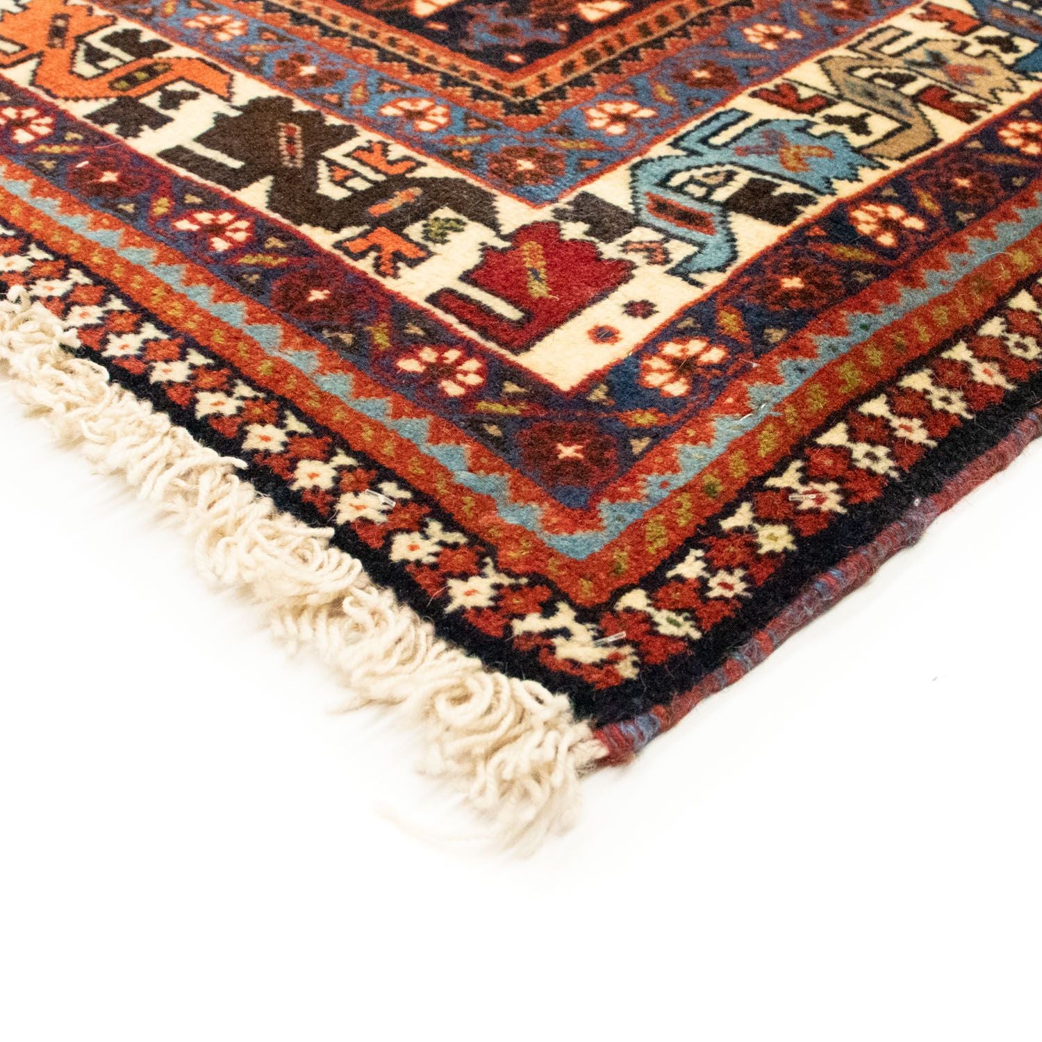 Alfombra persa - Nómada - 213 x 152 cm - rojo