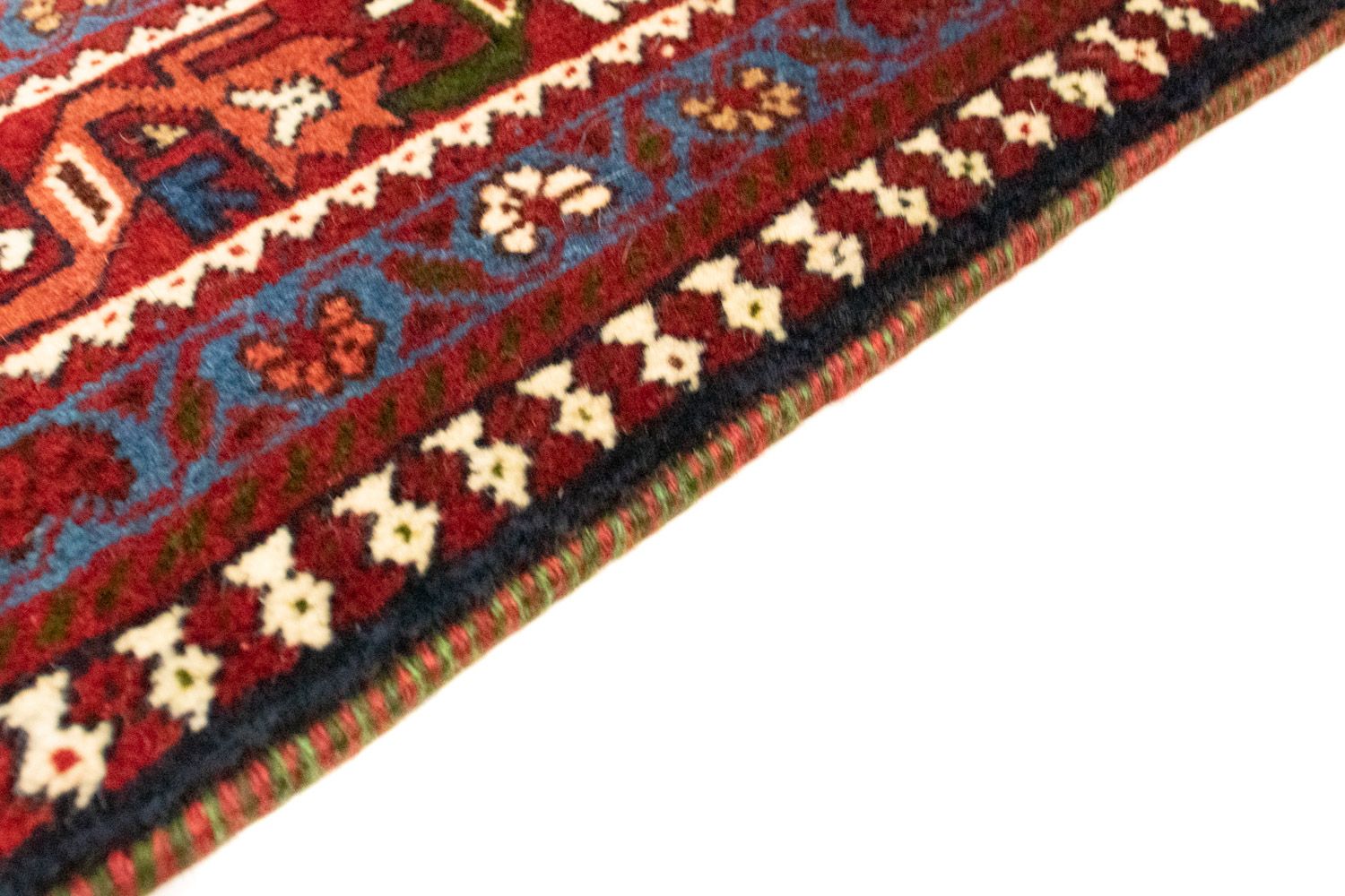Alfombra persa - Nómada - 200 x 159 cm - rojo