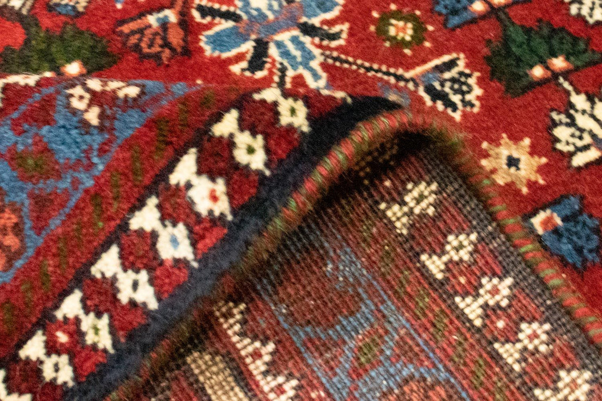 Alfombra persa - Nómada - 200 x 159 cm - rojo