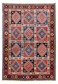 Alfombra persa - Nómada - 200 x 140 cm - multicolor