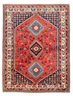 Alfombra persa - Nómada - 228 x 138 cm - rojo
