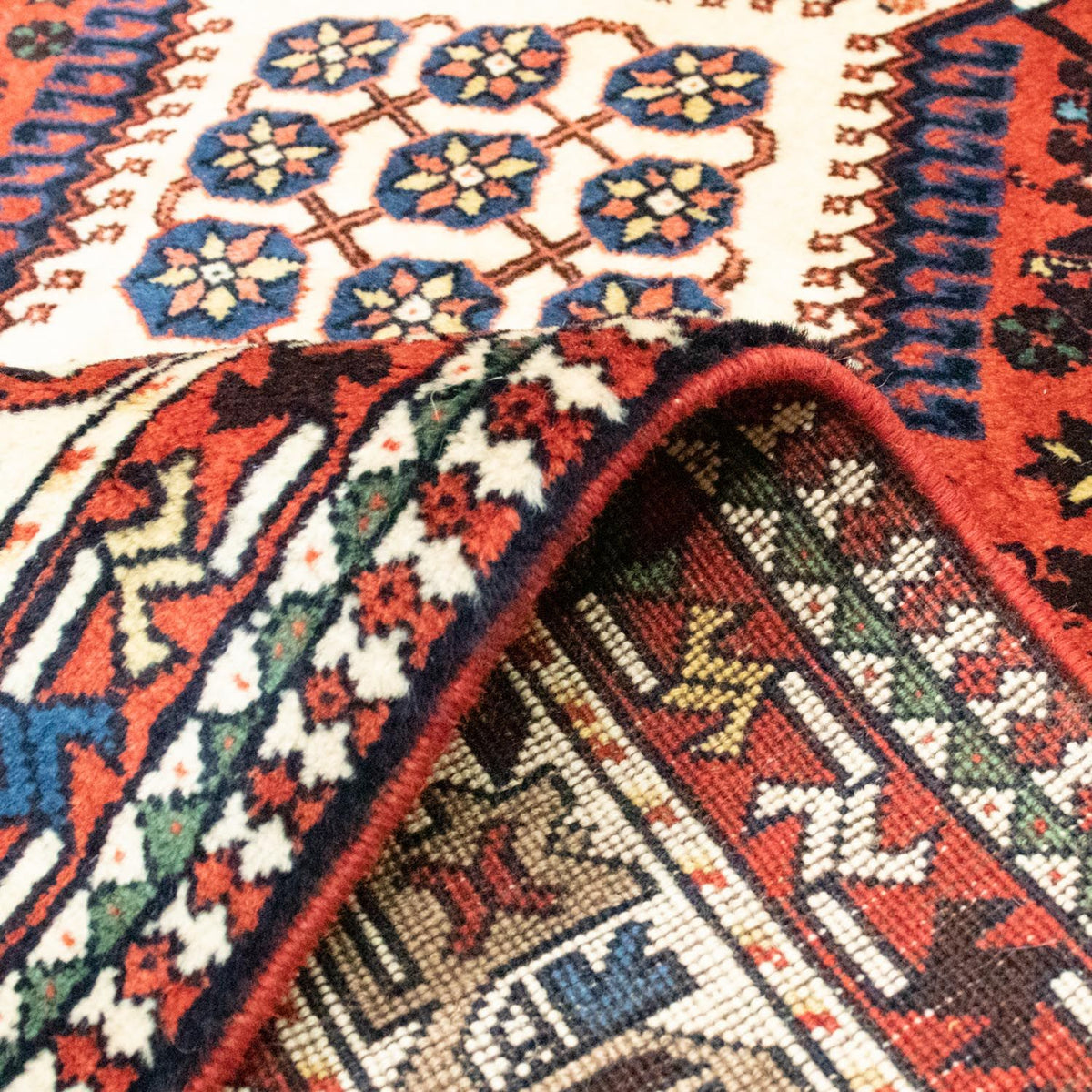 Alfombra persa - Nómada - 228 x 138 cm - rojo