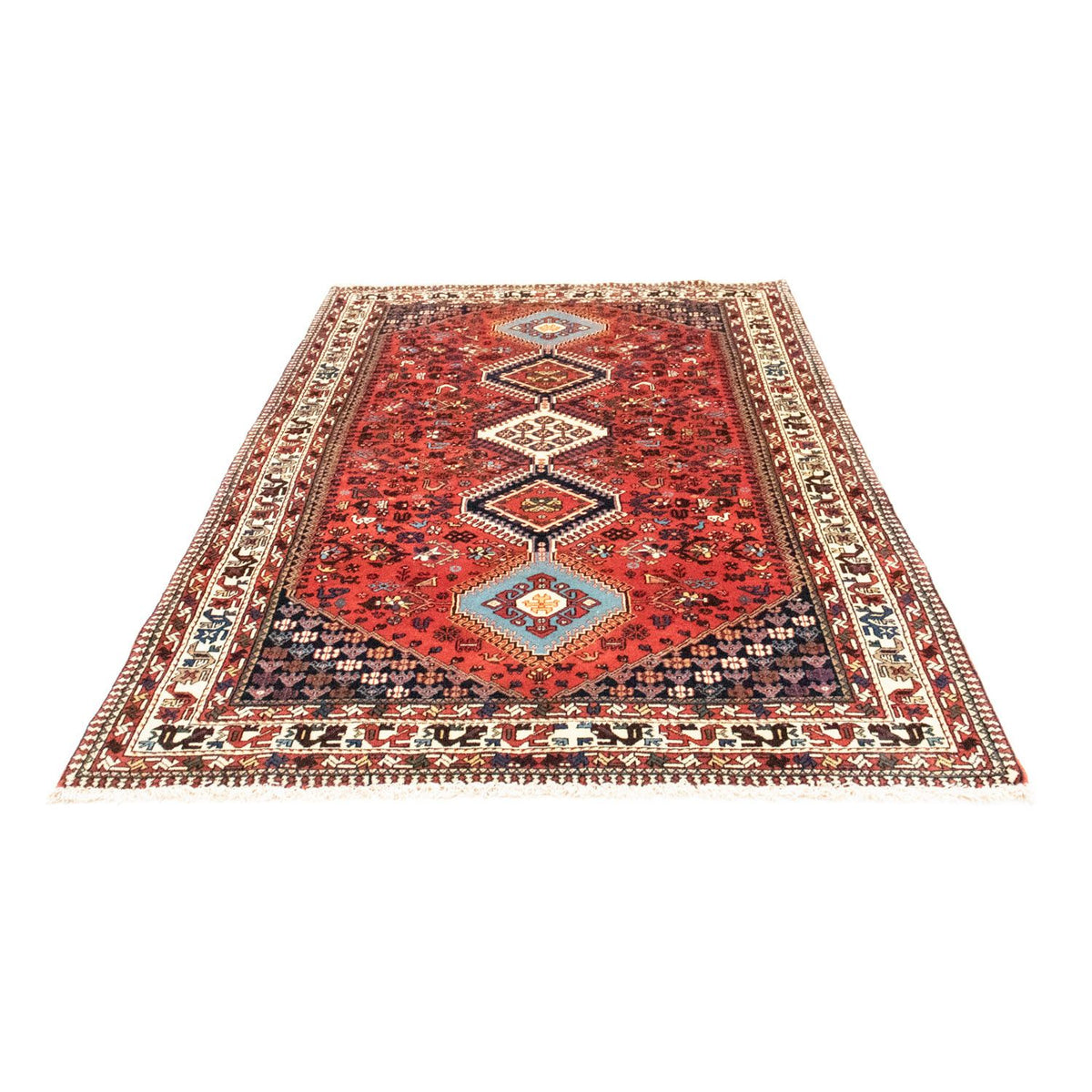 Alfombra persa - Nómada - 228 x 138 cm - rojo