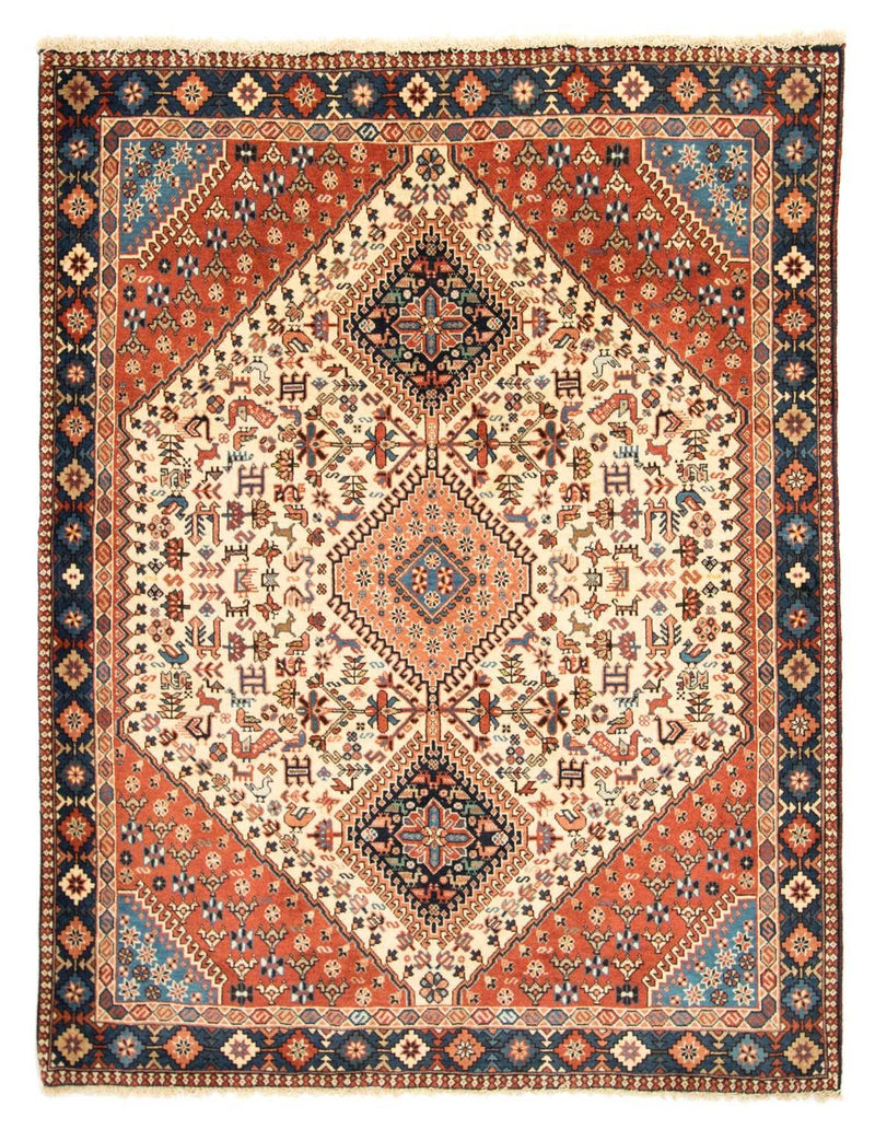 Alfombra persa - Nómada - 193 x 150 cm - beige