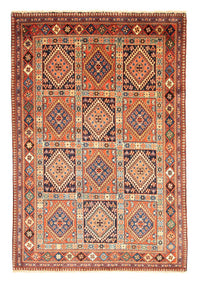 Alfombra persa - Nómada - 220 x 148 cm - multicolor