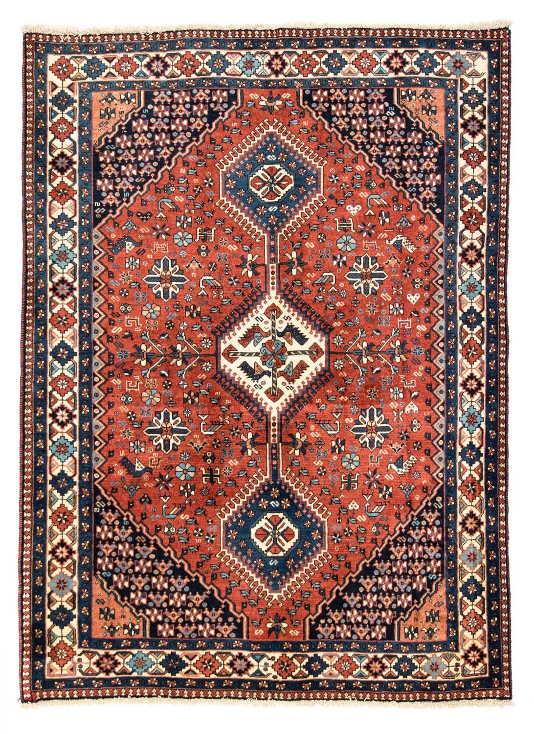 Alfombra persa - Nómada - 195 x 145 cm - rojo