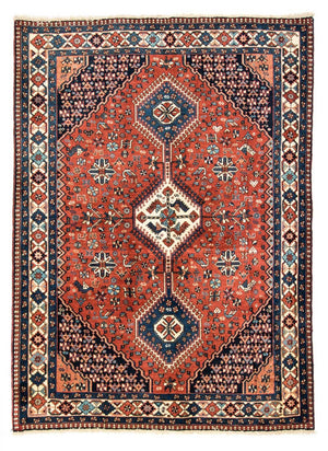 Alfombra persa - Nómada - 195 x 145 cm - rojo