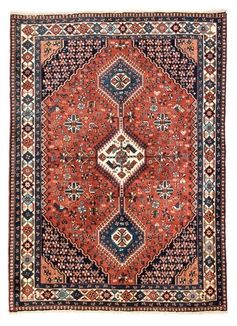 Alfombra persa - Nómada - 195 x 145 cm - rojo