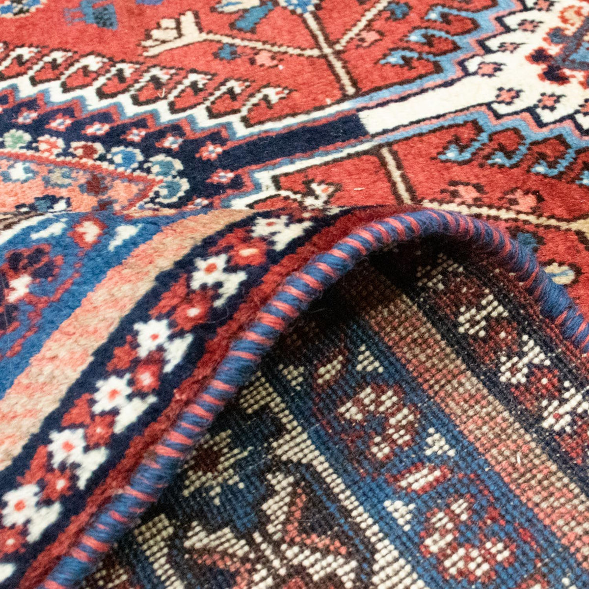 Alfombra persa - Nómada - 203 x 150 cm - rojo