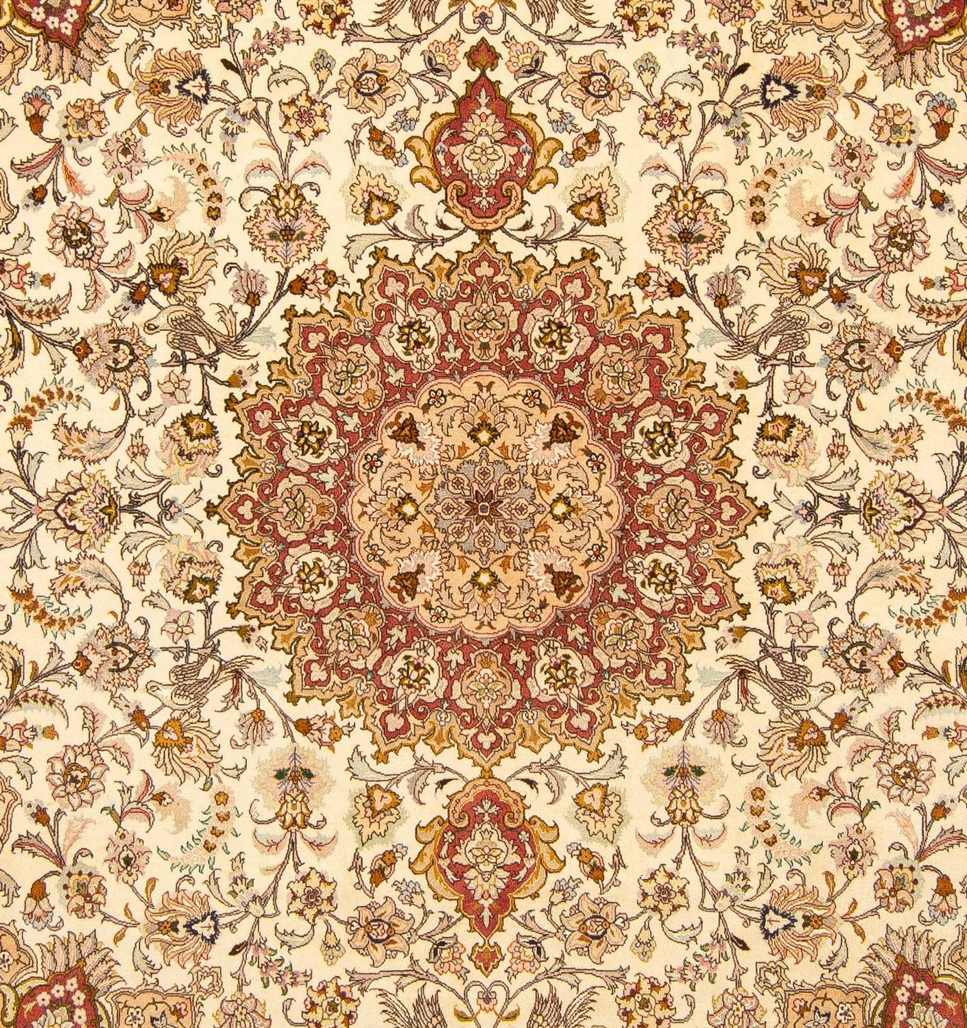 Alfombra Persa - Tabriz - Real - 250 x 198 cm - beige