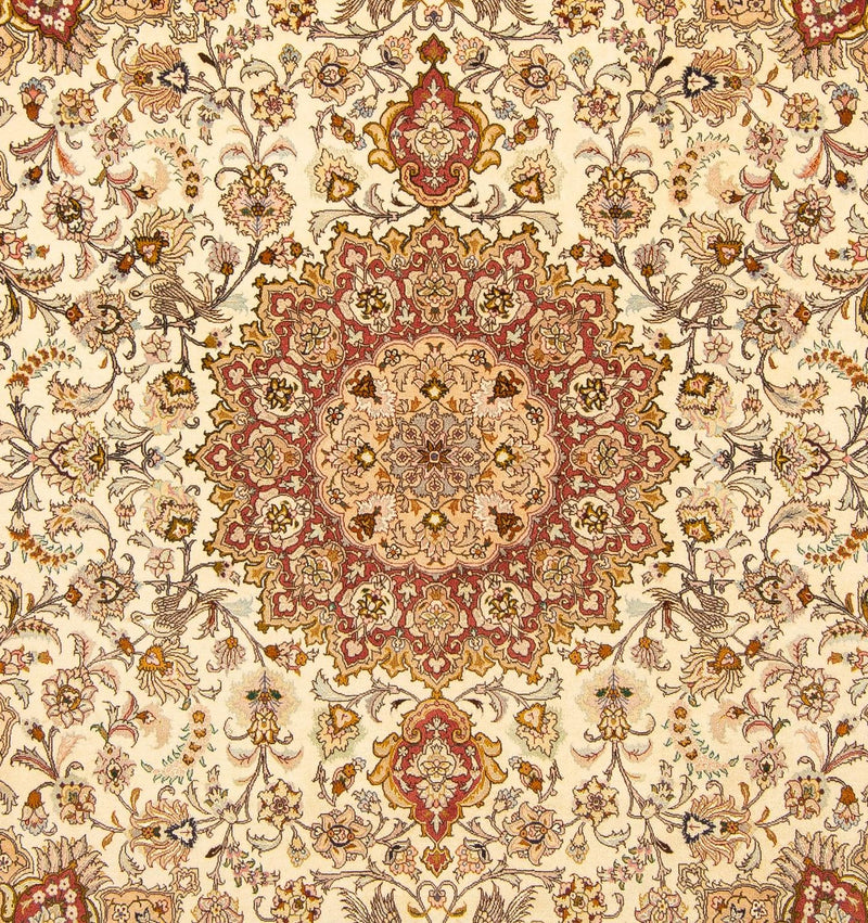 Alfombra Persa - Tabriz - Real - 250 x 198 cm - beige