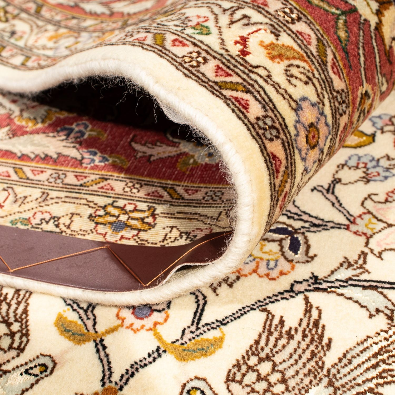 Alfombra Persa - Tabriz - Real - 250 x 198 cm - beige