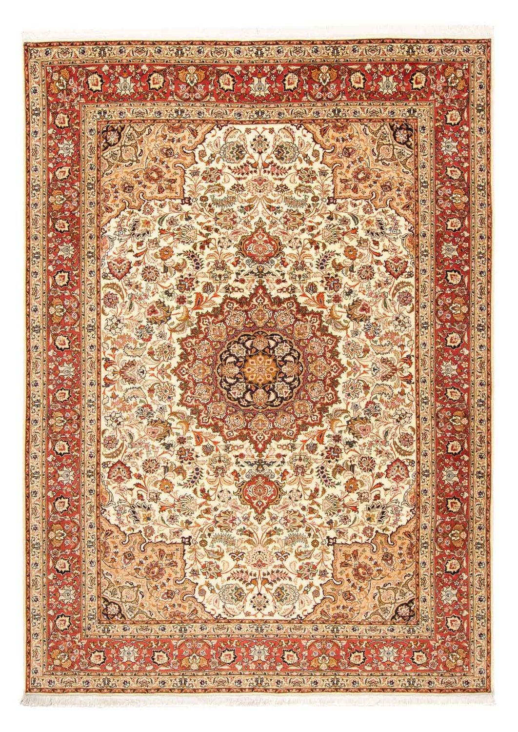 Alfombra Persa - Tabriz - Real - 280 x 204 cm - beige