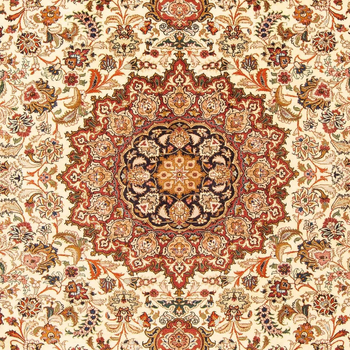 Alfombra Persa - Tabriz - Real - 280 x 204 cm - beige